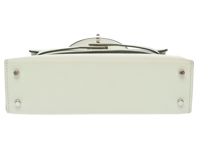 Hermès Borsa HERMES Kelly Mini in Pelle Verde - 103620 - vista 11
