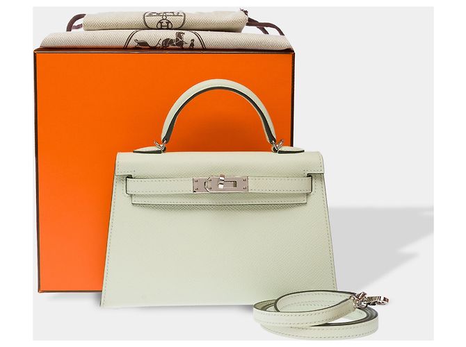 Hermès Borsa HERMES Kelly Mini in Pelle Verde - 103620 - vista 2