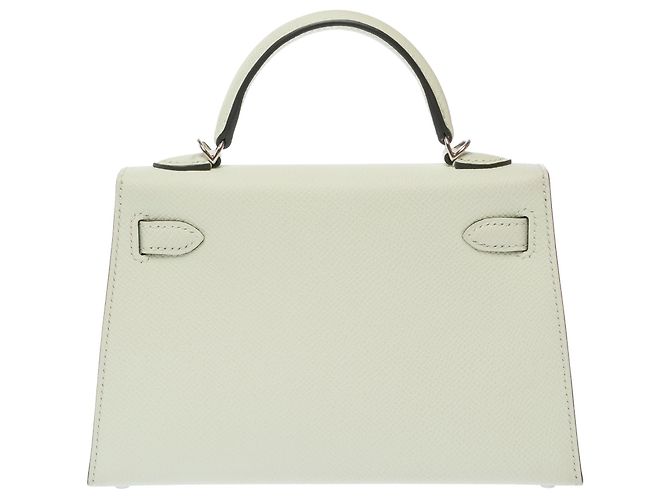 Hermès Borsa HERMES Kelly Mini in Pelle Verde - 103620 - vista 4