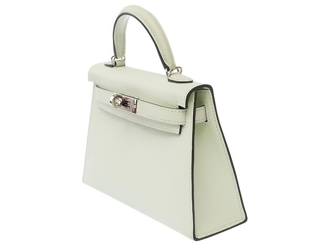 Hermès Borsa HERMES Kelly Mini in Pelle Verde - 103620 - vista 5