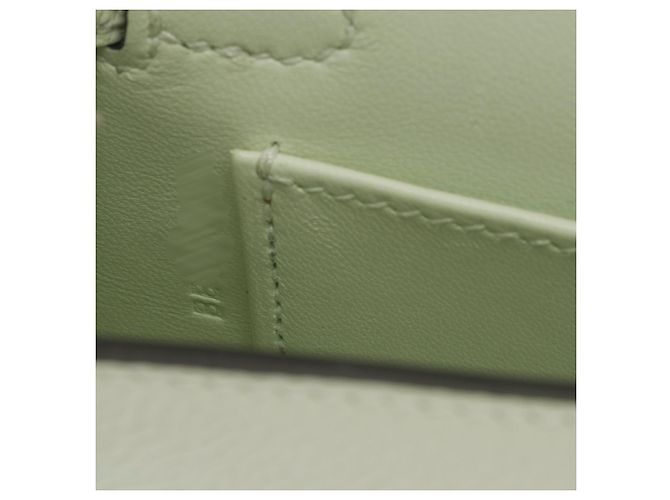 Hermès Borsa HERMES Kelly Mini in Pelle Verde - 103620 - vista 8