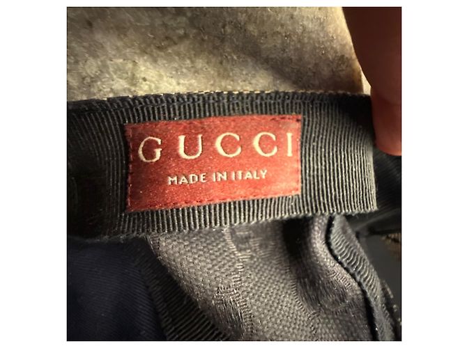 Gucci GG Monogram Baseballkappe Rot Blau Beige - Ansicht 6