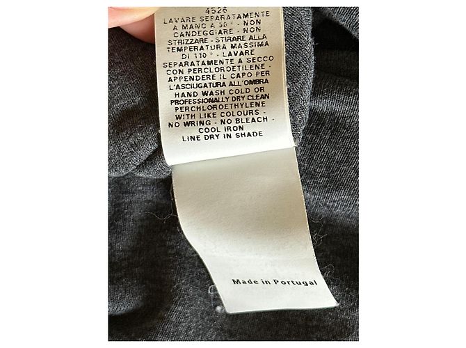 Top transpassado de bolinhas Moschino Preto Cinza - vista 4