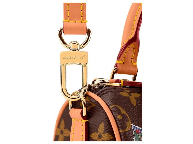 Louis Vuitton Speedy Nano Monogram con Applicazioni Marrone Multicolore Monogramma - vista 3