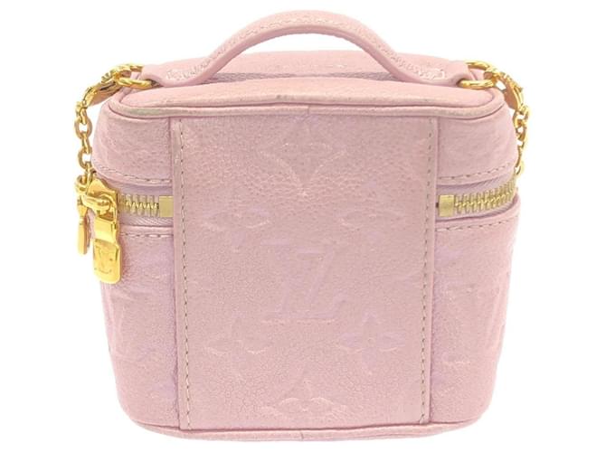 Borsa Louis Vuitton Monogram Empreinte Micro Vanity Porpora - vista 2