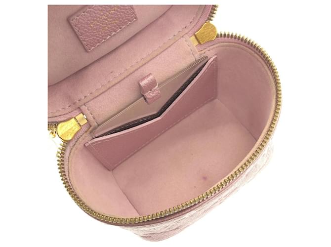 Borsa Louis Vuitton Monogram Empreinte Micro Vanity Porpora - vista 7