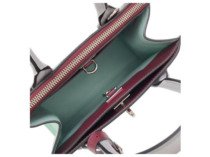 Borsa Louis Vuitton City Steamer Mini Argento Verde - vista 8