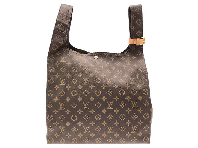 Borsa Louis Vuitton Monogram Atlantis GM Marrone - vista 2
