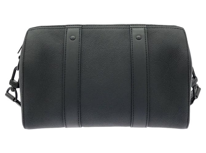 Keepall Borsa a tracolla in pelle di vitello Louis Vuitton Nero - vista 2