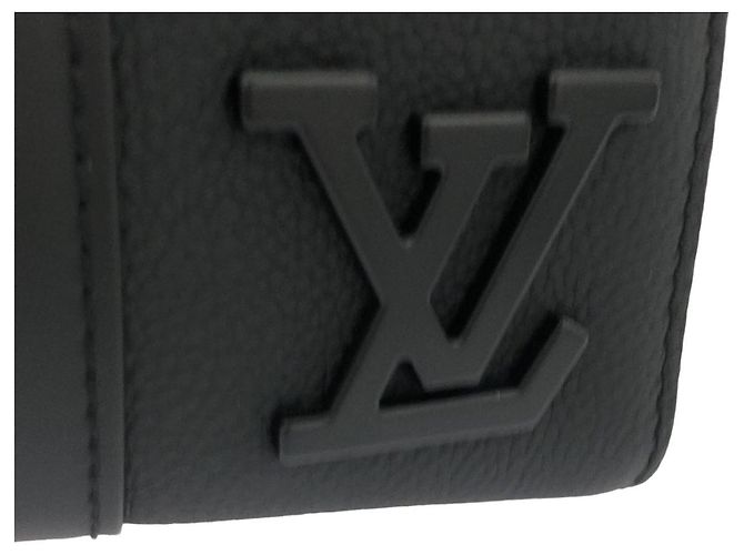 Keepall Borsa a tracolla in pelle di vitello Louis Vuitton Nero - vista 4