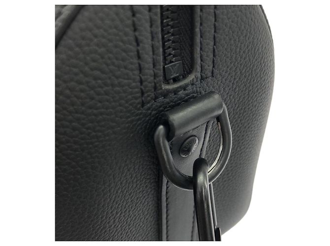 Keepall Borsa a tracolla in pelle di vitello Louis Vuitton Nero - vista 7