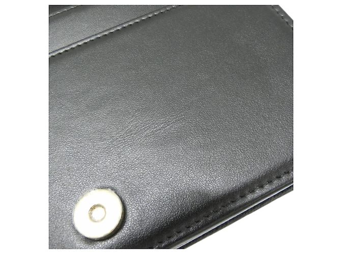 Catena per portafoglio Chanel Boy Line AP1117 in pelle di vitello martellata nera - vista 9