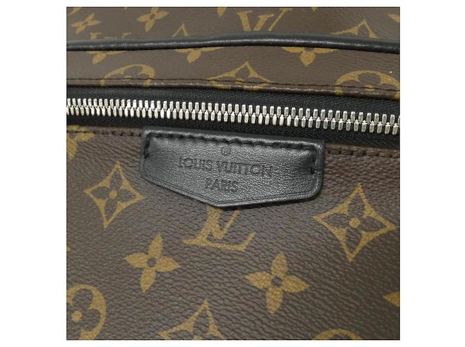 Zaino Louis Vuitton Monogram Macassar Josh Marrone - vista 4