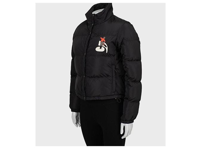 Prada Black Ski Jacket with Patches M / IT42 pre-owned - view 2