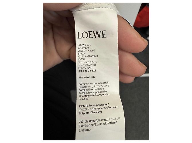 NWOT Loewe gerade Kleid Schwarz & Weiß - Größe M Gebraucht - Ansicht 5