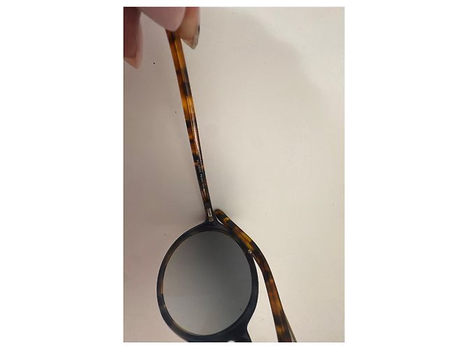 Gucci Occhiali da sole a farfalla tartarugati Marrone - vista 4