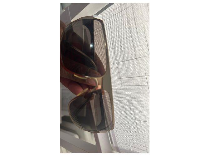Gafas de sol Balenciaga de metal dorado - vista 2