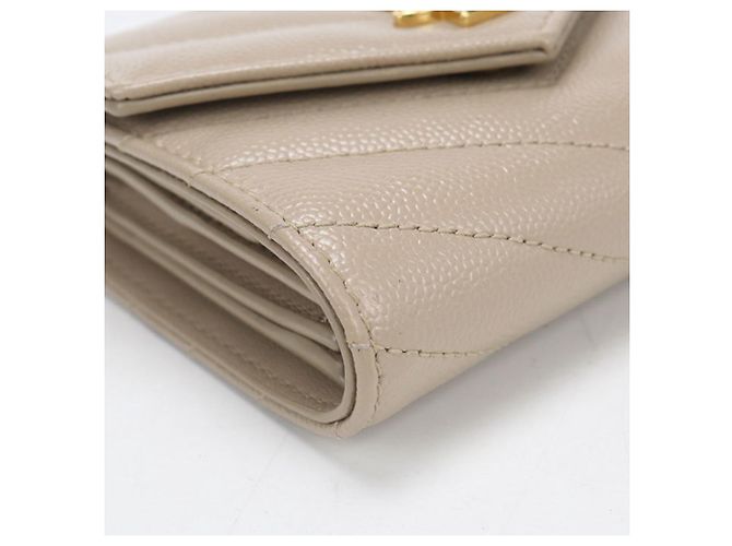 Cassandra Cartera tríptico beige Saint Laurent - vista 9