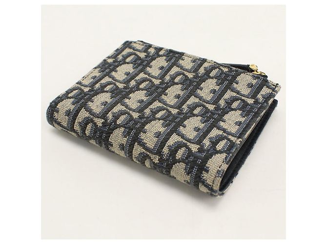 Christian Dior Bi-fold Wallet Marineblau - Ansicht 2