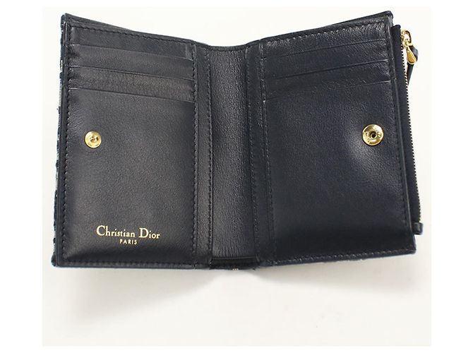 Christian Dior Bi-fold Wallet Marineblau - Ansicht 3