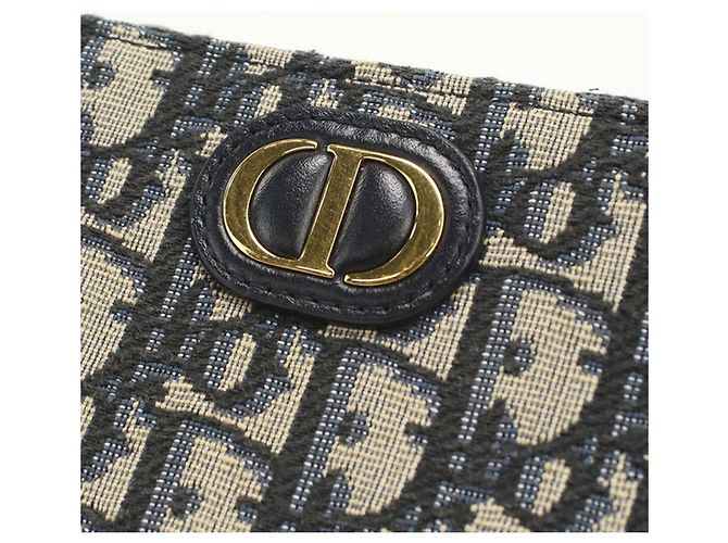 Christian Dior Bi-fold Wallet Marineblau - Ansicht 4