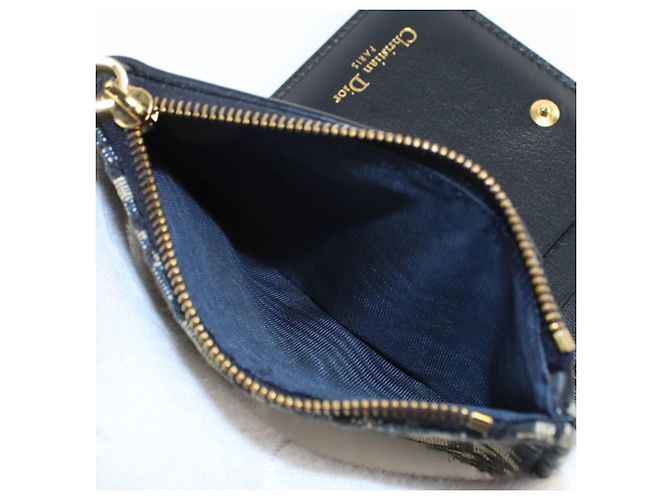 Christian Dior Bi-fold Wallet Marineblau - Ansicht 6