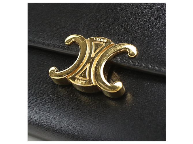 Céline Celine Long Bi-fold Wallet Schwarz - Ansicht 4