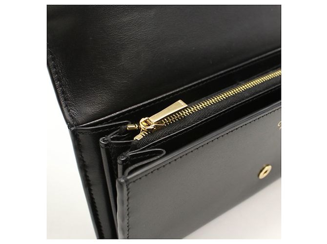 Céline Celine Long Bi-fold Wallet Schwarz - Ansicht 5