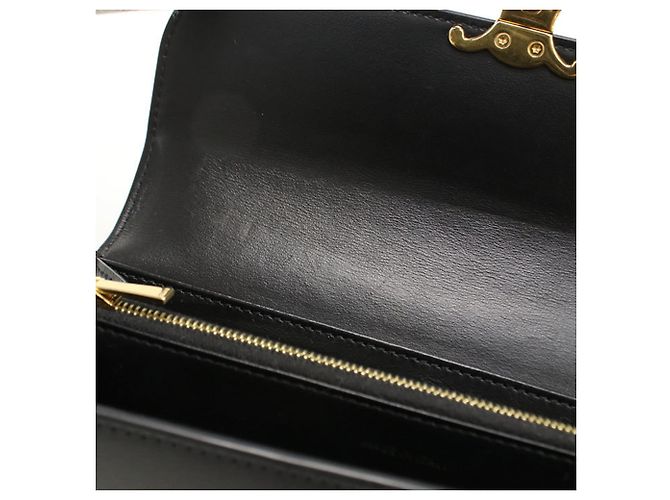 Céline Celine Long Bi-fold Wallet Schwarz - Ansicht 6
