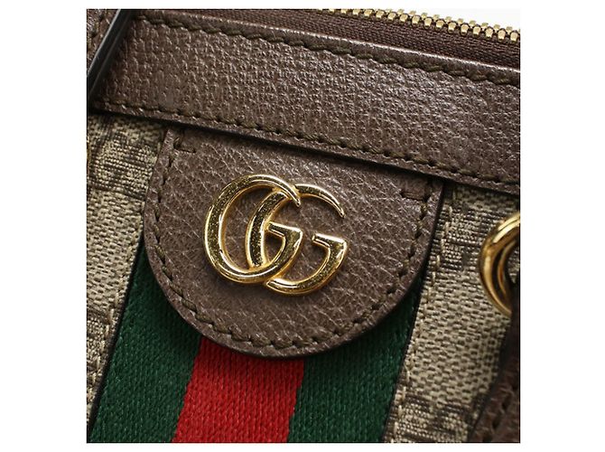 Borsa Tote 2-Way Ophidia GUCCI Beige - vista 4