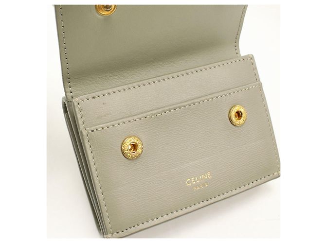 Céline Celine Trifold Wallet in Grau Braun - Ansicht 5