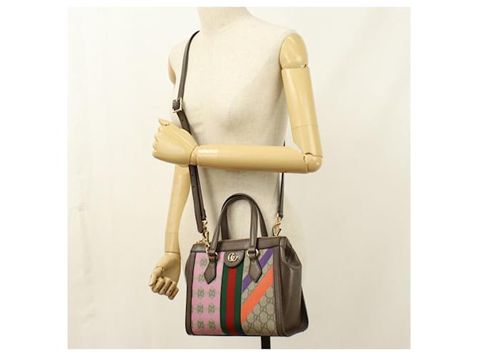 Borsa Gucci Ophidia Beige - vista 7