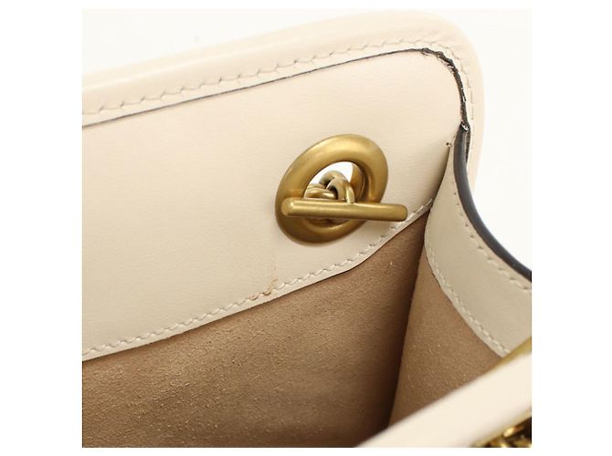 Borsa Gucci GG Marmont bianca Bianco - vista 7