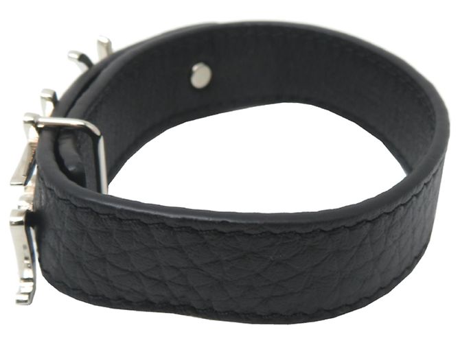 Bracciale Charm in pelle Taurillon nera Louis Vuitton Nero - vista 2