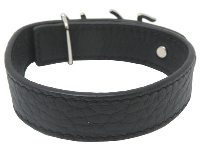 Bracciale Charm in pelle Taurillon nera Louis Vuitton Nero - vista 3