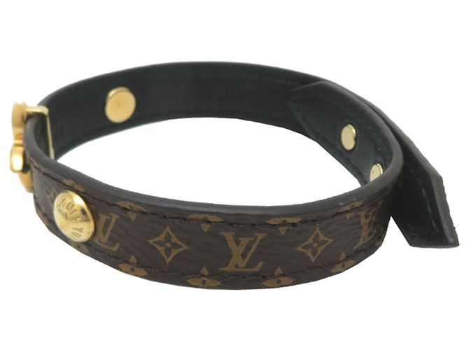 Bracciale Charm Louis Vuitton Marrone D'oro - vista 2