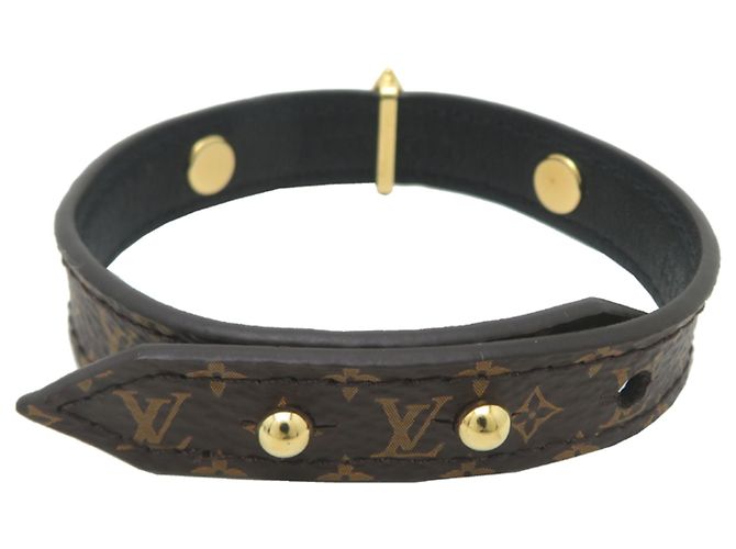 Bracciale Charm Louis Vuitton Marrone D'oro - vista 3