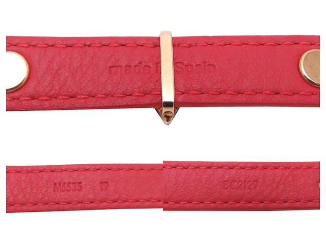 Bracciale Charm Monogram Rosso Louis Vuitton D'oro - vista 5