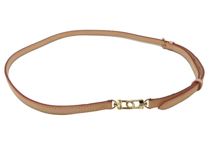 Tracolla in pelle marrone Louis Vuitton - vista 3
