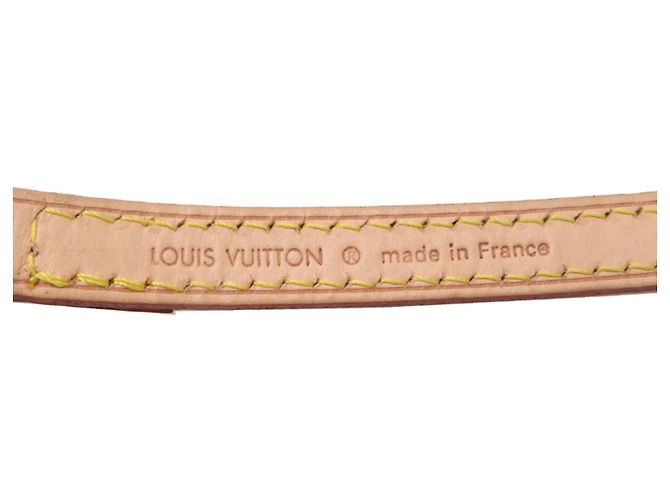 Tracolla in pelle marrone Louis Vuitton - vista 5