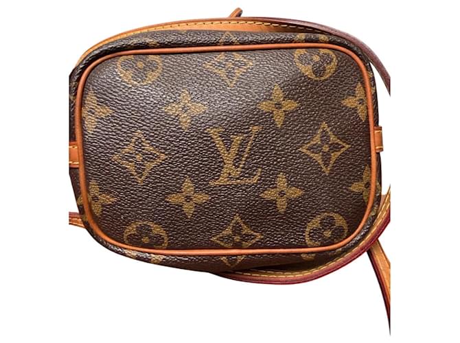 Louis Vuitton Borsa Noé Mini Monogram Marrone Monogramma - vista 5