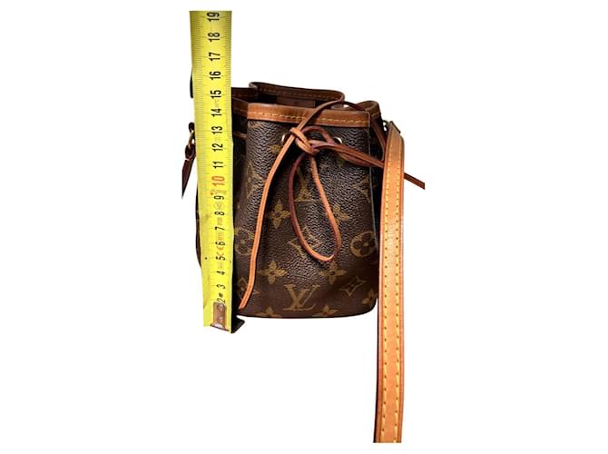 Louis Vuitton Borsa Noé Mini Monogram Marrone Monogramma - vista 7