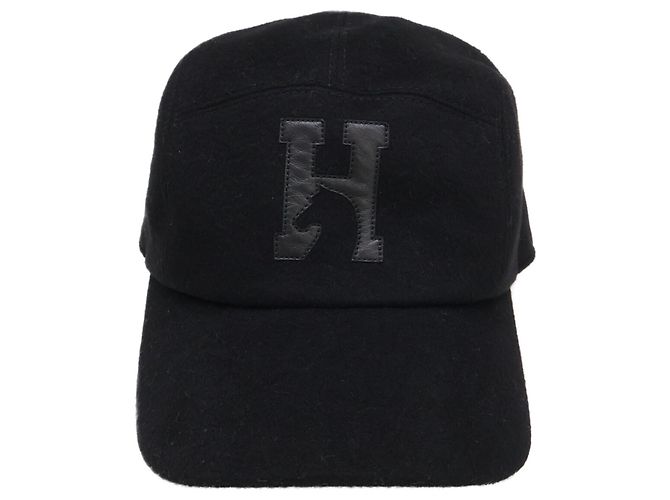 Hermès Berretto in cashmere nero Hermes - vista 2
