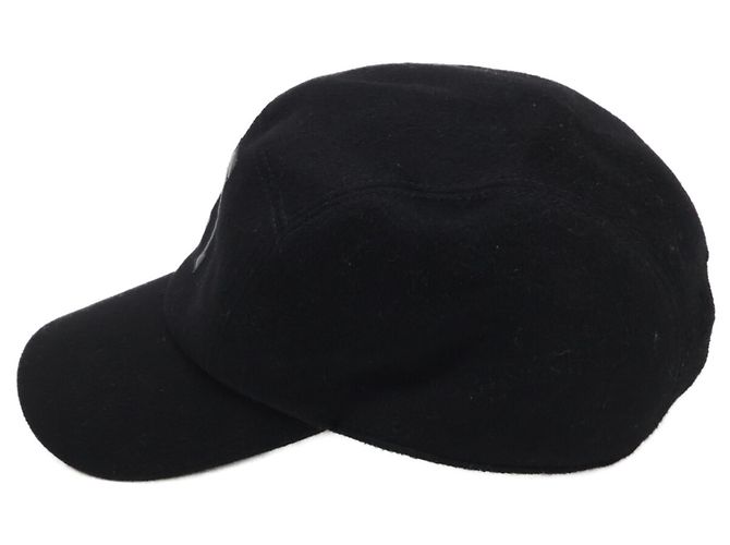 Hermès Berretto in cashmere nero Hermes - vista 3