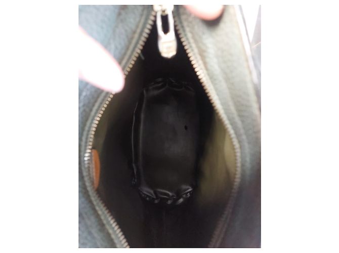 16 Céline Leder Beutelhandtasche Braun Khaki Dunkelgrün - Ansicht 5