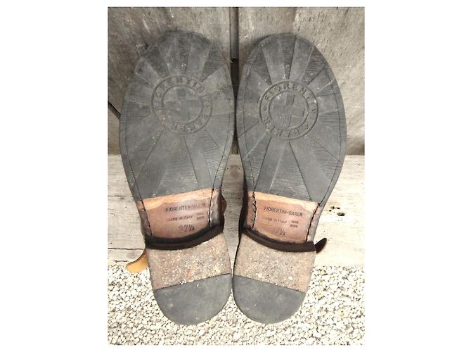 Autre Marque Botines de cuero Fiorentini Baker modelo 713 Castaño - vista 2
