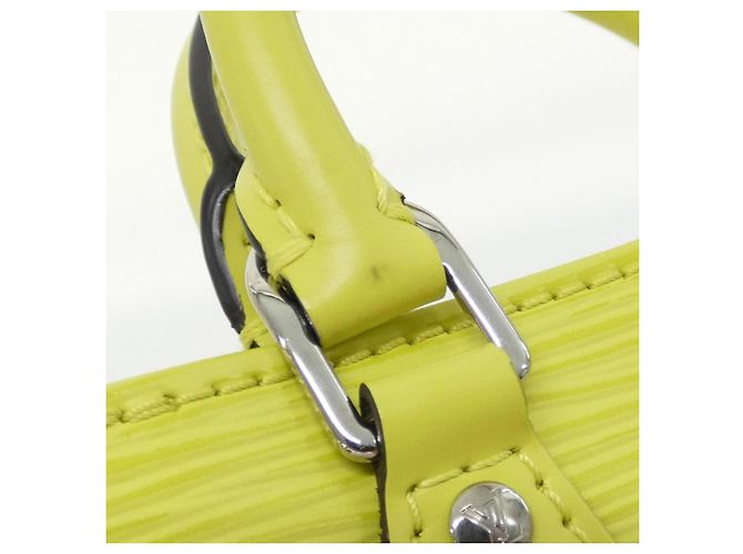 Louis Vuitton Epi Petite Sac Plat Handbag Yellow - view 5