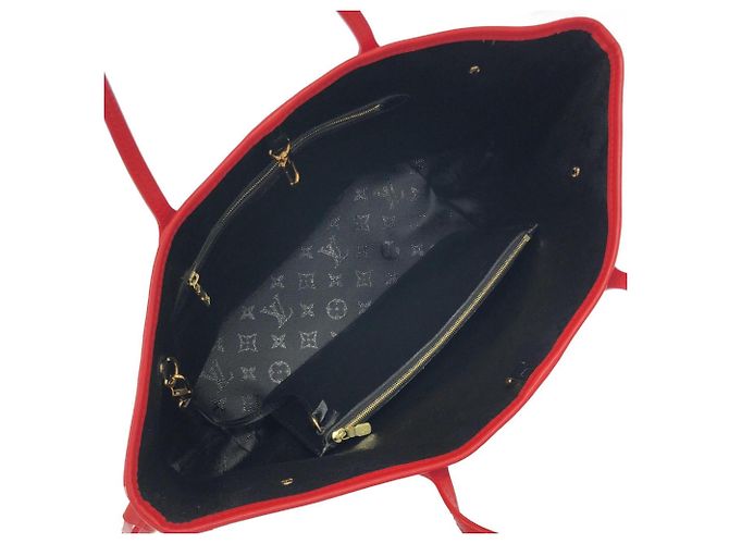 Borsa Louis Vuitton LVxUF Neverfull MM Nero Rosso - vista 8