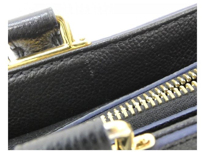 Borsa Louis Vuitton Monogram Empreinte Three MM Nero - vista 10