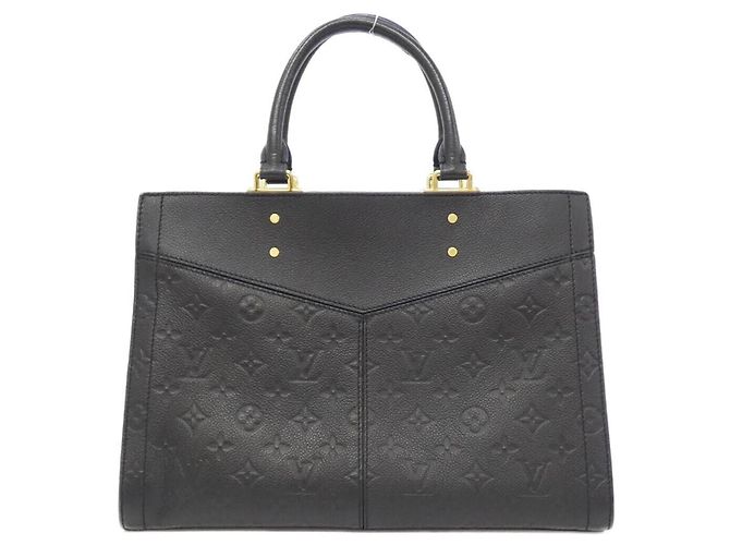 Borsa Louis Vuitton Monogram Empreinte Three MM Nero - vista 2